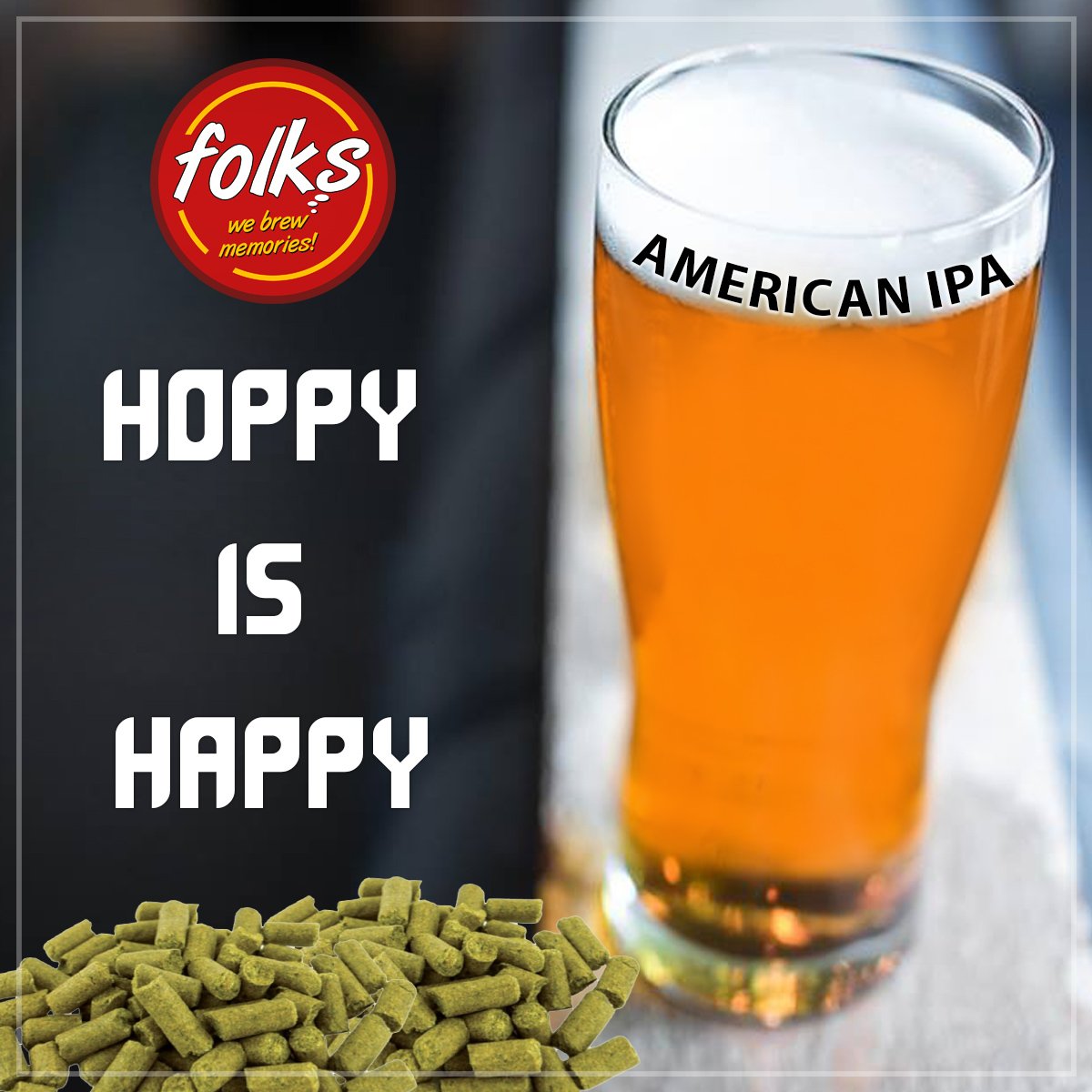 FBrewpub's tweet image. Have you tried AMERICAN IPA yet?
A beer popular worldwide for its hoppy flavour.
A beer that can make you fall in love again...!