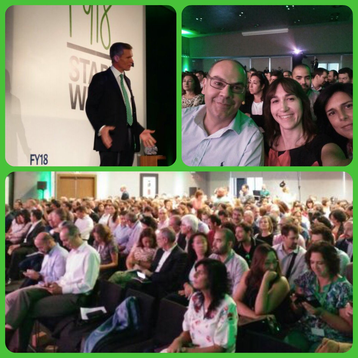 RquelSanchez's tweet photo. Comenzamos el FY18 de la mejor manera posible con @SKellyCEO en @SageSpain #startswithme https://t.co/jg6ZrXXWfJ