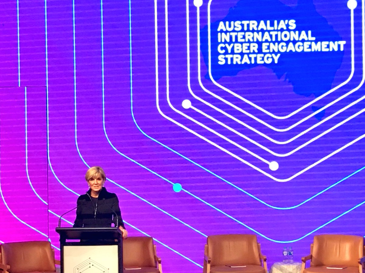 moet70's tweet photo. Not sure what I loved more @JulieBishopMP her Cyber Acumen, the killer dress or celebrating amazing women at #AWWAwards https://t.co/pJ5BkNHStq