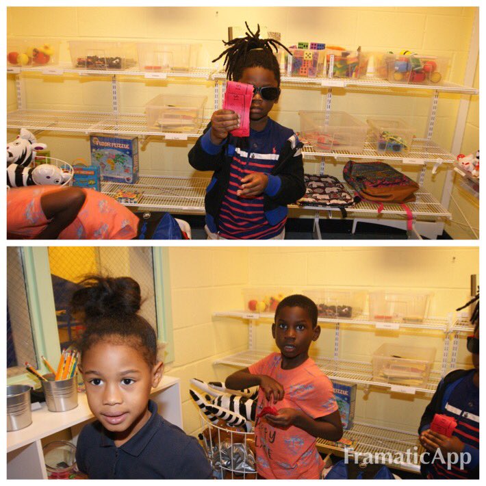 About last Friday...Kinders Put the Shades on PoorAttendance&CelebratedAppropriateBehavior at the SchoolStore @apsBAMOAcademy @Robinviews