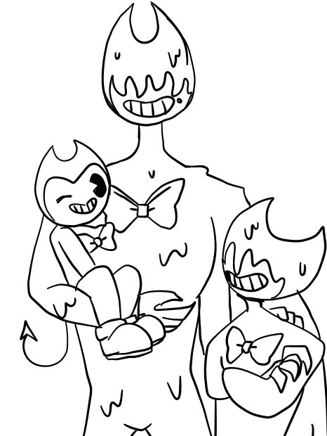 DevilInkBoy's tweet image. //okey this us damn cute!! i call THE BENDY BROTHER'S please comment what you think?//