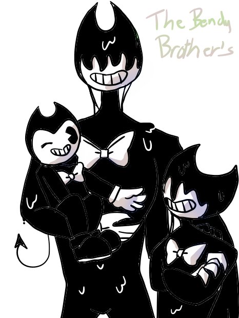 DevilInkBoy's tweet image. //okey this us damn cute!! i call THE BENDY BROTHER'S please comment what you think?//