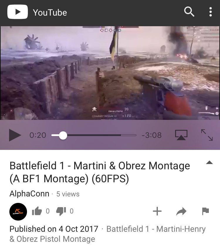AlphaConn96's tweet image. Just uploaded a new vid.
Go check it out and show your support 👊🏼👊🏼🙌🏼 youtube.com/watch?v=SUAlYw… #sniper #YouTube #youtubegaming #bf1 #montage