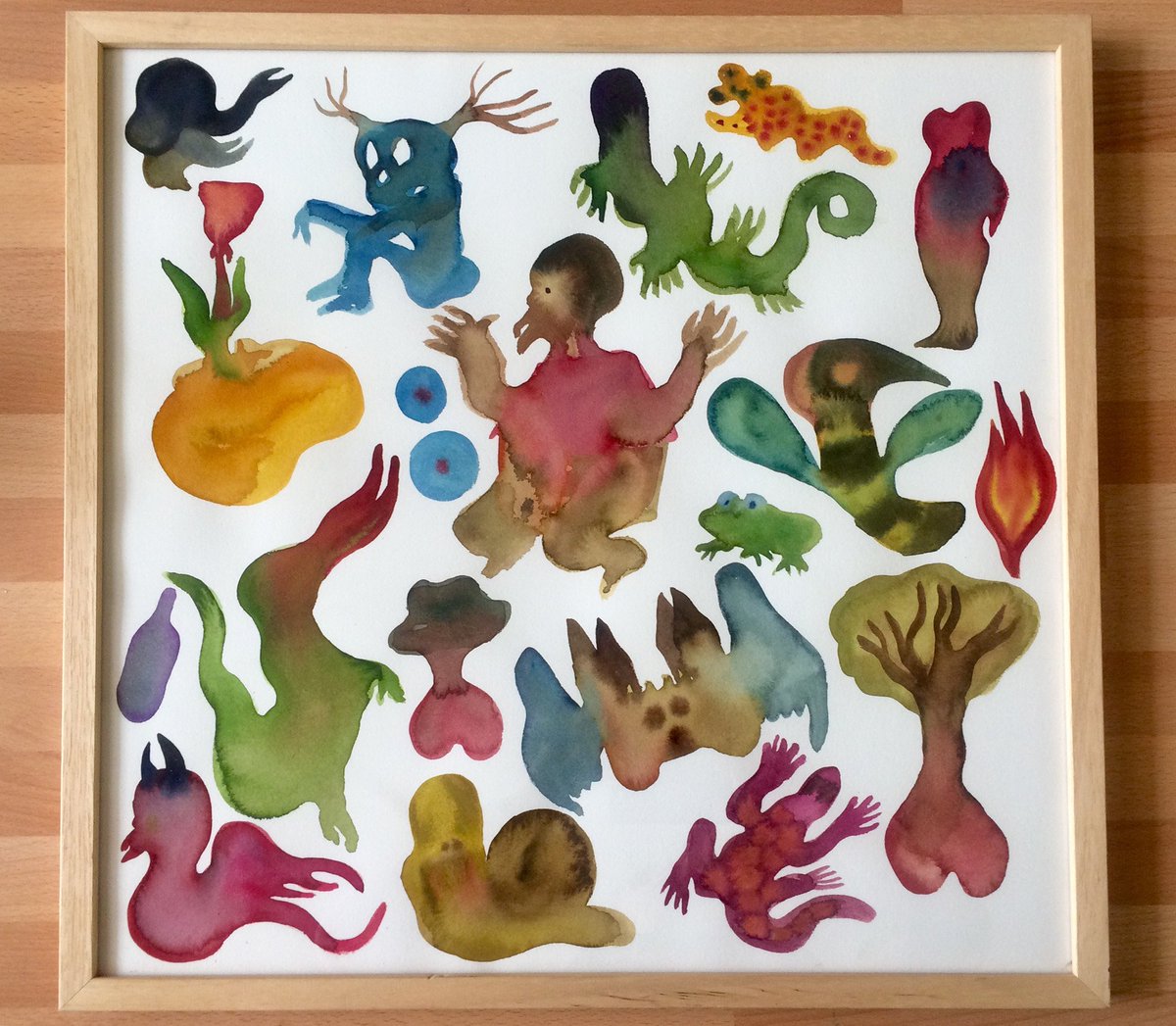 verschaere's tweet photo. Vente aux enchères pour l'Institut Curie ce jeudi 5 octobre à 19h30 à Drouot
Le Voyage Immobile, Aquarelle sur papier, 50 x 50 cm https://t.co/R9D2cW4nMD