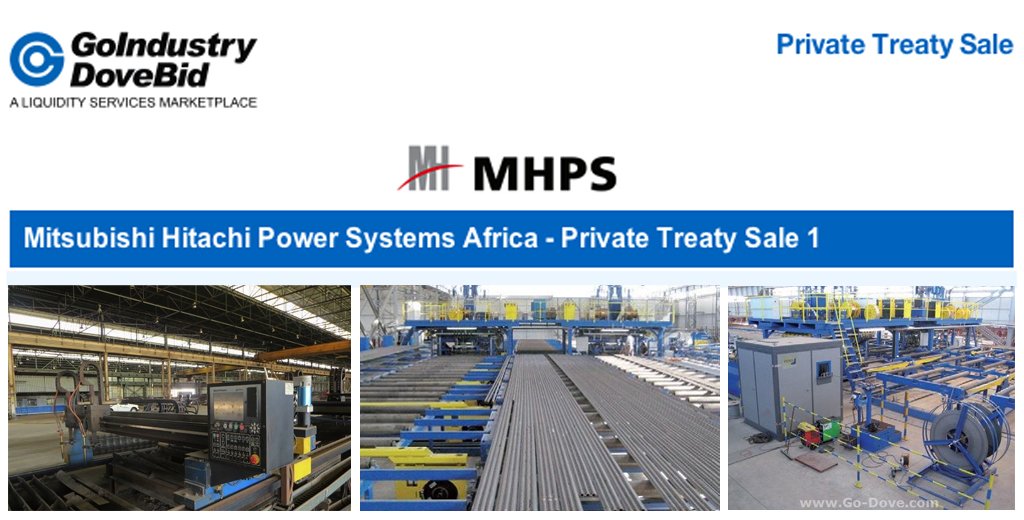plantnequipment's tweet photo. Private Treaty Sale - #Mitsubishi #Hitachi #Power_Systems #Africa - @Go_Dove for more info https://t.co/uBIfUqJMZ6 https://t.co/K2IrfFQfVk