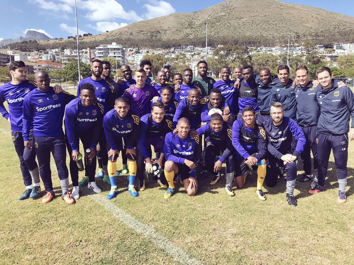 CapeTownCityFC's tweet image. Stormers forward Siya Kolisi came to show his support for the club and to wish our boys good luck for our upcoming #MTN8 final!
#iamCityFC