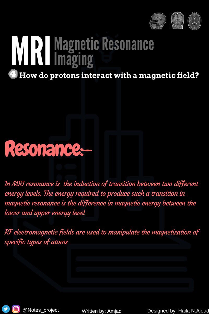 Notes_project's tweet photo. What do you know about MRI? Part 3
#Radiology
#Medicine #Dentistry #Health #Nursing #Notes_project #مذكرة https://t.co/vxASgkP6pO