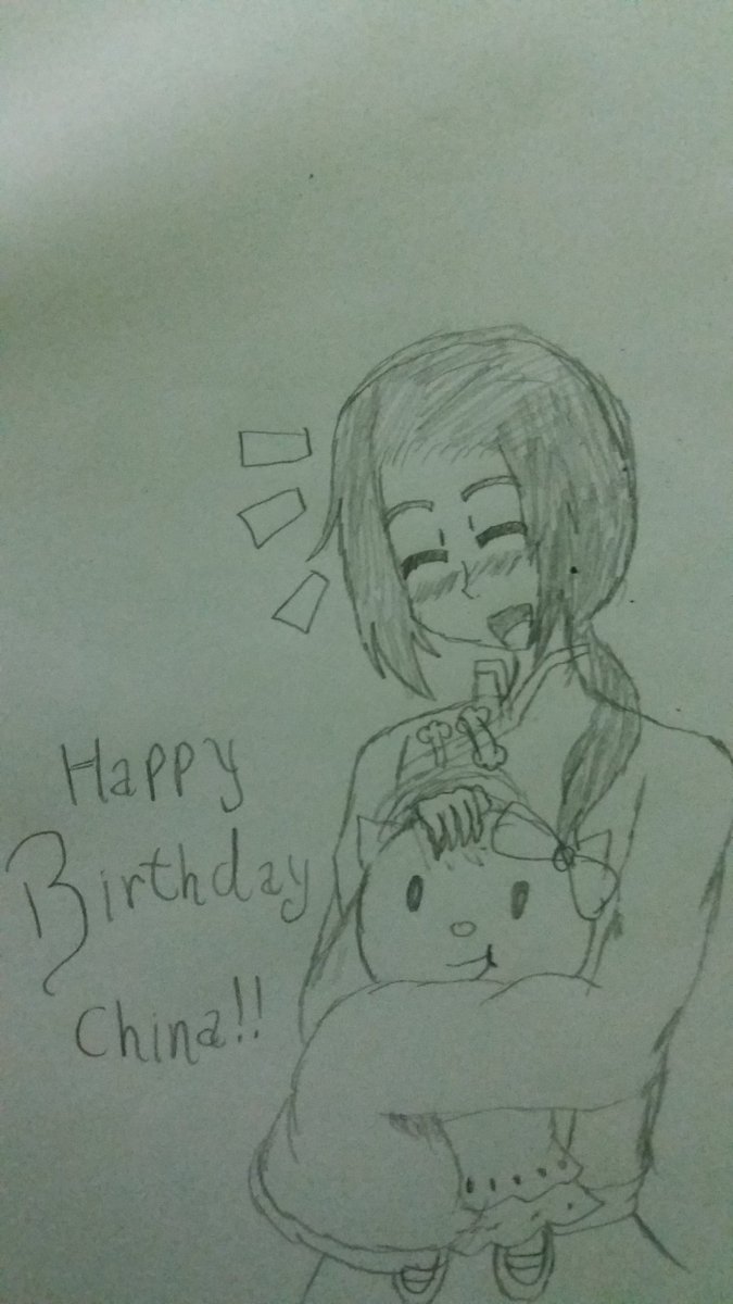 Choco_cake18's tweet photo. I'm late, but better late than never XDDD
Happy Birthday China!! (October 1st)
#aphchina #hetalia #ヘタリア https://t.co/L48Or933DR