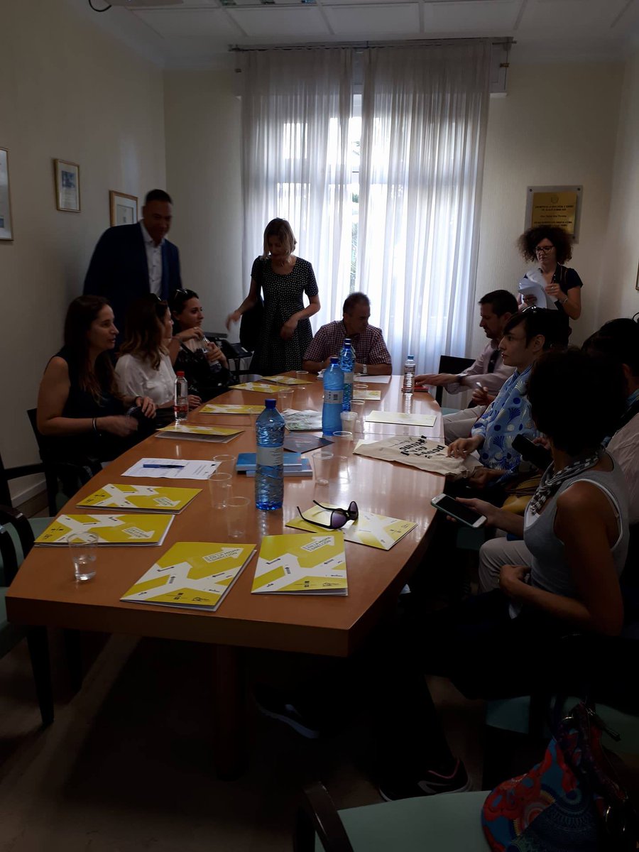 mapo_project's tweet photo. #MAPO's delegation with the representatives of the project "Junto en la misma direccion" and of Tenerife Government.#migration #integration https://t.co/Uhm60Wc7sy
