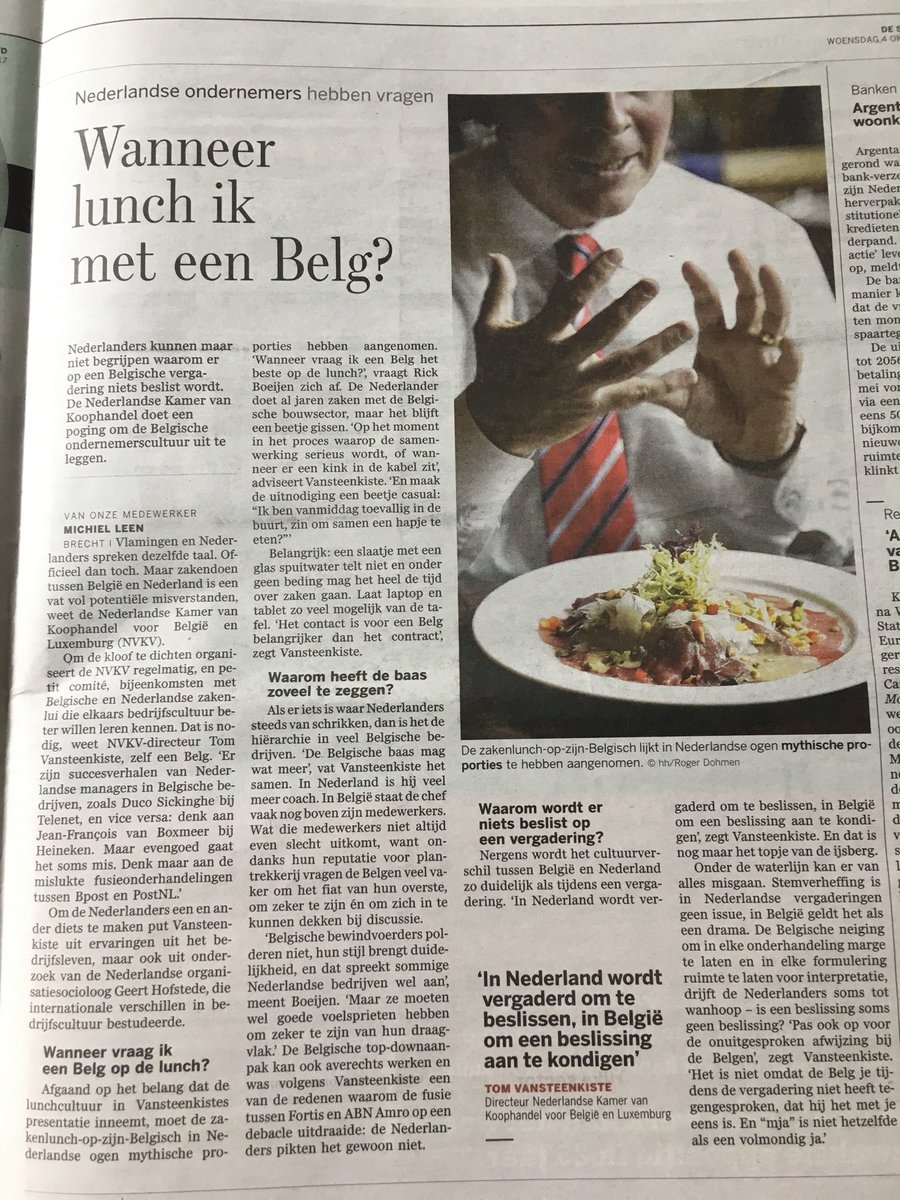 SybilVanTorre's tweet photo. "D'abord, on va manger" : waarom een Belgische lunch #Nederlanders buikkrampen oplevert #cultuurschok #lunchtime https://t.co/yj6Ej33IAy