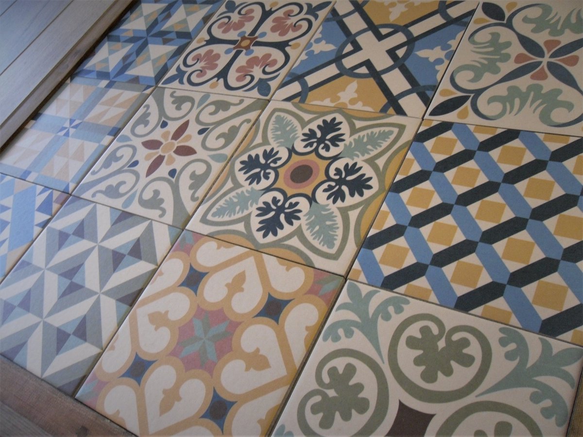 Ceramfixtiling's tweet photo. These Rustic Taco Heritage tiles add that vintage feel to any home for £42.75m2 #thetilestudio #ceramfix #home #vintage #tiles #porcelain https://t.co/b24FEAhNbe