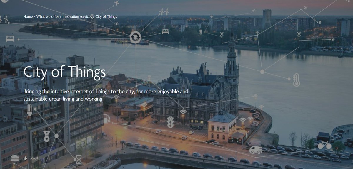 .<a href="/Stad_Antwerpen/">Stad Antwerpen</a> gets smarter embracing #InternetOfThings for enjoyable/sustainable urban living/working imec-int.com/en/cityofthings #smartcity