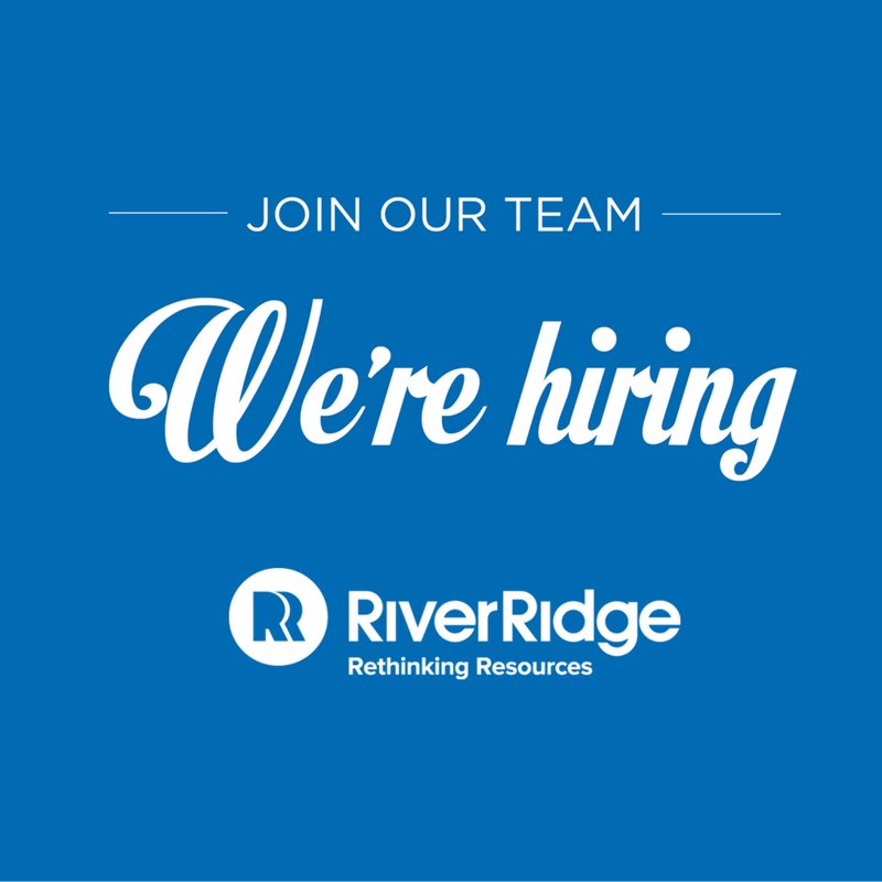 RiverRidge_'s tweet photo. JOB ALERT!! We want you to join our team. To apply, visit https://t.co/mfstFUELz7 #SalesExec #MachineOperatives #RecyclingOperatives https://t.co/2Anfy40K0C