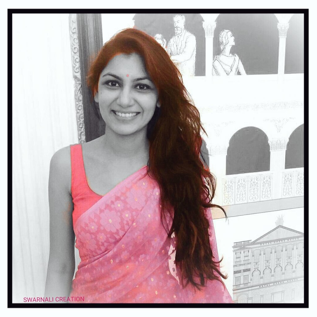 Itswarnali's tweet photo. My Saree Crush π»ππ @sritianne #SimpleYetClassy #Authentic #Traditional #BaeInPink #DropDeadGorgeous #SritiJha #KumkumBhagya #offDutyLook π¨ππ https://t.co/clHif77iGw