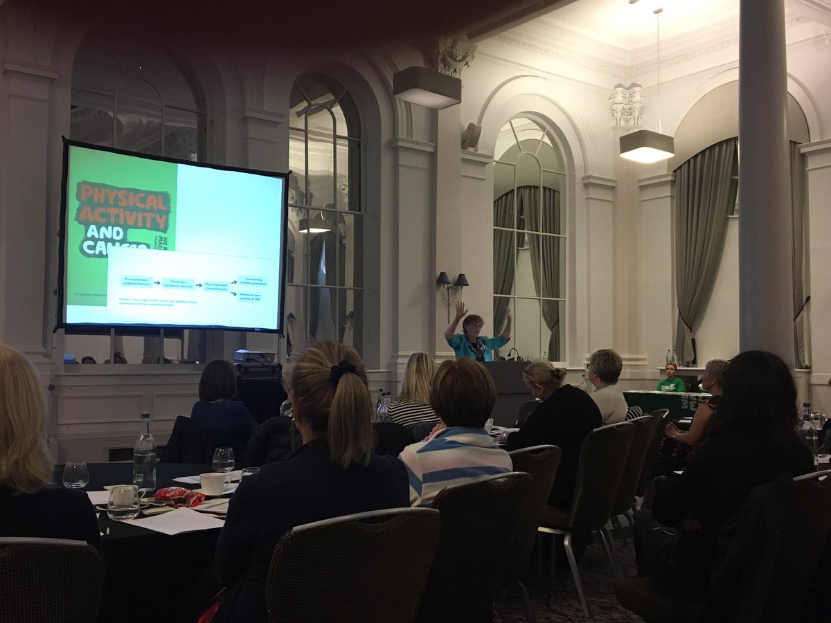 Professor Anna Campbell MBE (@canrehab) on Twitter photo Great talk by Prof Jane Maher CMO <a href="/macmillancancer/">Macmillan Cancer Support</a> on benefits of physical activity to combat consequences of treatment Great talk by Prof Jane Maher CMO <a href="/macmillancancer/">Macmillan Cancer Support</a> on benefits of physical activity to combat consequences of treatment