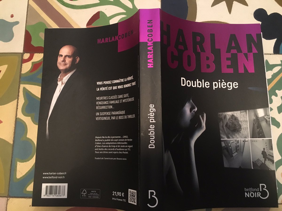 blog_bazart's tweet photo. Je ressors d une rencontre avec l incontournable  @HarlanCoben qui nous a tout dit sur son dernier livre #doublepiege..merci @Belfond https://t.co/moknP99Mmh