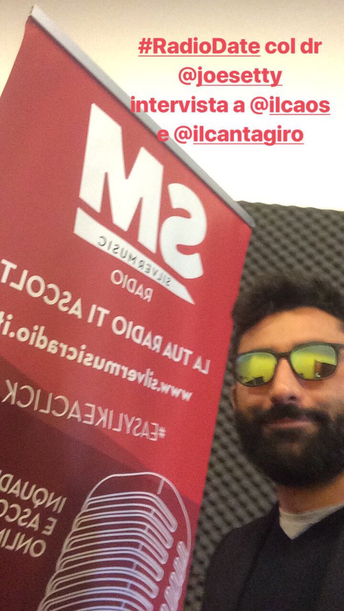 SilverMusicR's tweet photo. Ci siamo? #RadioDate col dr @JoeSetty80 h 12-14 intervista a @ilcaosofficial e collegamento con @CorradoGentile per il #Cantagiro https://t.co/BgtzztcHFl