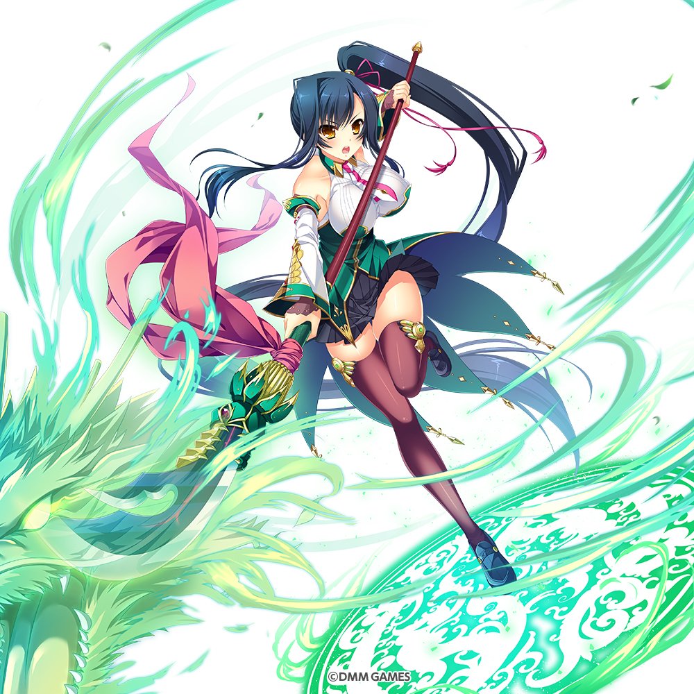 お次は神姫『SR 関羽[愛紗]』じゃ！ 自らを鍛錬し戦に挑むその姿は正に