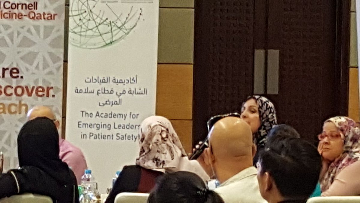 WISHQatar's tweet photo. هيئة التدريس في جامعات الطب وغيرهم من المتخصصين في الرعاية الصحية يناقشون أهمية الشفافية في التواصل لتحقيق سلامة المرضى
#AELPS17
#DohaPS https://t.co/5hXjYLFF7j