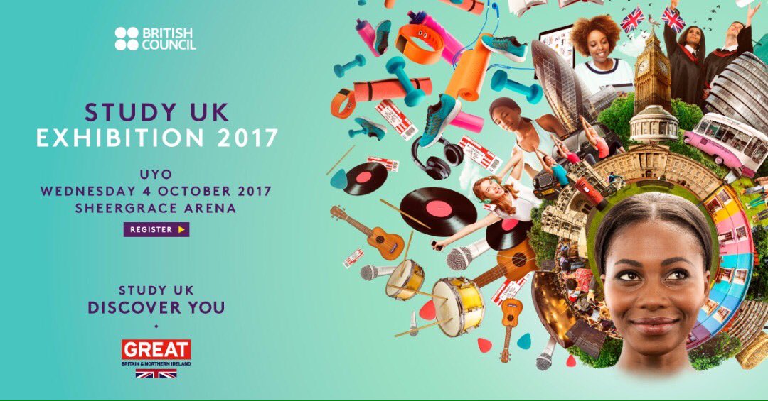 Lionezz__'s tweet photo. Experience first-class learning at world-class universities? Get first-hand information at #StudyUK2017 #UyoExhibition today https://t.co/dxzvZR2OOh
