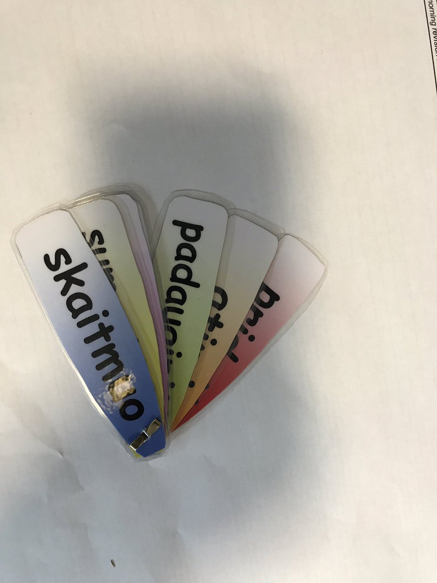 JasonWing10's tweet photo. Mrs Sheriff's fob to help new EAL students @NealeWade #simplebutsmart https://t.co/DyRyr49fnO