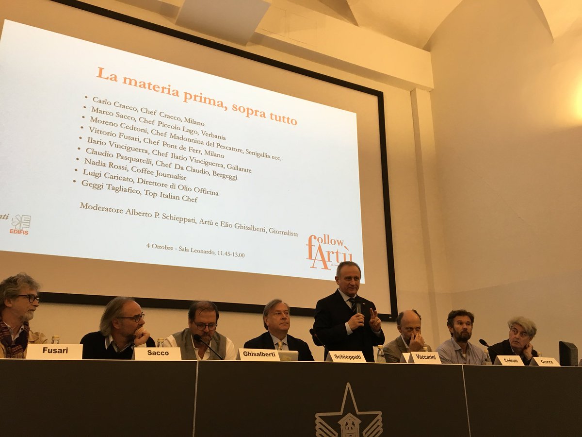 Seconda sezione della mattinata di Follow Artù con <a href="/craccocarlo/">Carlo Cracco</a> <a href="/morenocedroni/">Moreno Cedroni</a> #Caricato <a href="/marcosaccochef/">marco sacco</a> #Fusari #Pasquarelli