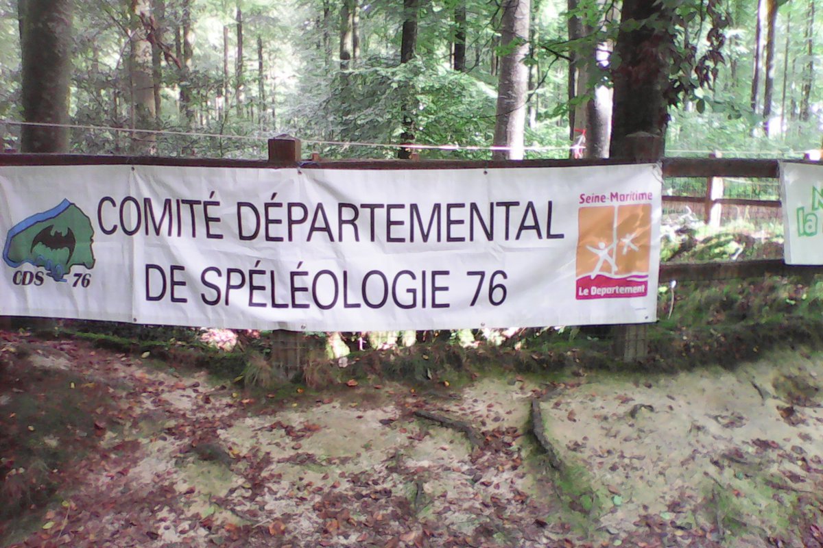 Journée Nationale de la Spéléologie samedi 7 octobre de 10h à 17h au Puits Merveilleux dans la forêt d'Eawy près de St Saens 76/Maucomble