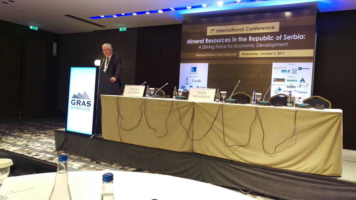 GRAS_RS's tweet photo. Great #miningconference  in #Serbia https://t.co/w6ncN6rU3O