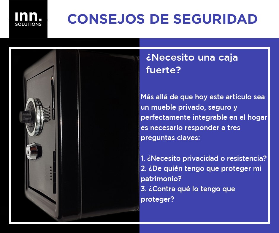 ¿Necesitas una caja fuerte en casa? El siguiente consejo de seguridad detalla los factores que debes tomar en cuenta antes de invertir