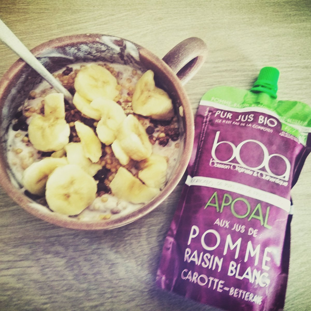 boamonjus's tweet photo. #petitdéjeuner #bio #healthy @boamonjus  #startup #recette #unique https://t.co/SscGryPgZp