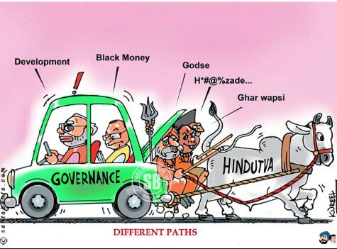 neena_zeba's tweet photo. #ModiTransformsIndia frm a peace loving democratic country to a country of hate n hindutva politics https://t.co/B8z3PfVtBp