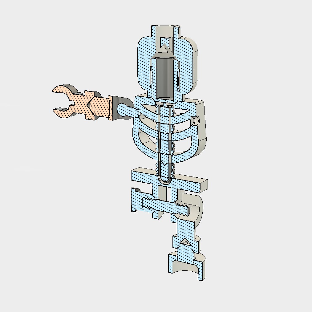 OssumJason's tweet photo. @packratt1 @MCHRISP1 It's just a hand-bent threaded rod <=4mm (there is a jig piece to form the bend radius too), but you can use glue instead. https://t.co/AVXeHuXDWC