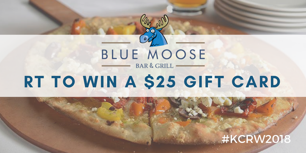 RestaurantWeek's tweet photo. #KCRW2018 GIFT CARD GIVEAWAY! RT for a chance to win a $25 gift card to @BlueMooseOP @BlueMooseLenexa or @bluemoosepv. Giveaway closes 10/7. https://t.co/EpkSmX1nO9
