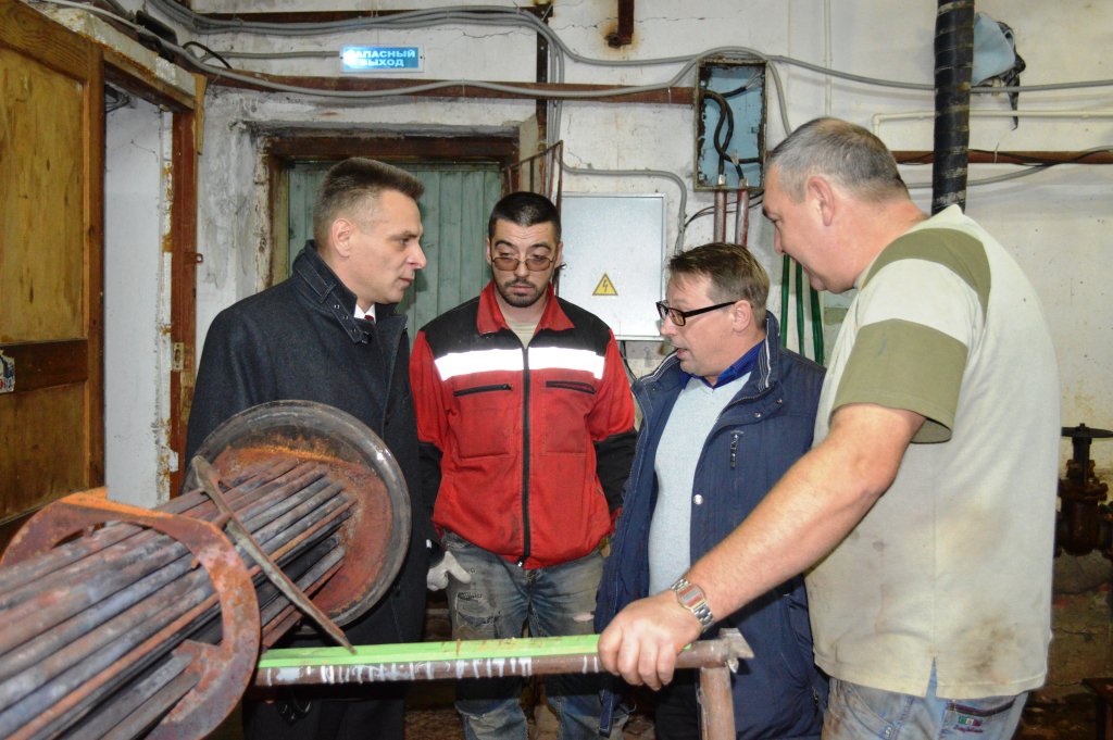 4 октября Первый зам. главы адм.Тейково А.Муравьев посетил Тейковское муниципальное унитарное предприятие бытового обслуживания населения