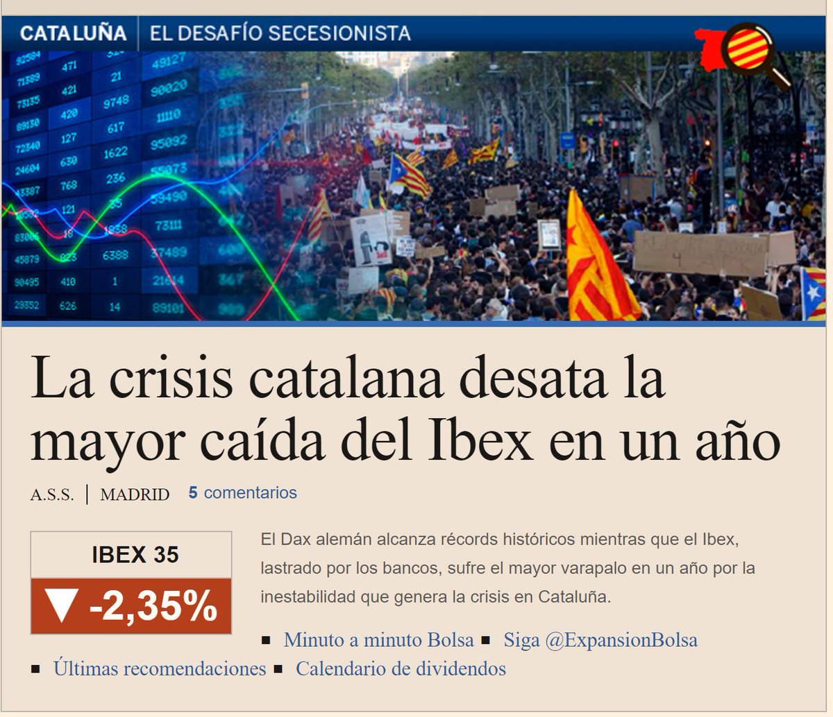 lugaricano's tweet photo. El mercado no imaginaba q los españoles fuéramos tan idiotas como para desperdiciar nuestra prosperidad.Empieza a darse cuenta de q lo somos https://t.co/IPmmV0F6Xm