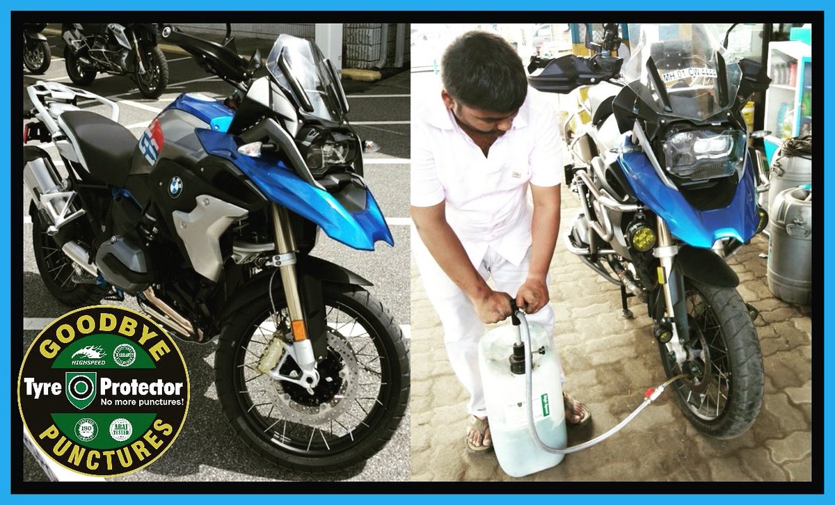 ranenavin's tweet photo. BMW R 1200 GS Rally
Says #goodbyepunctures
#IncreasedTyreLife
#NonCorrosive
#novibration
#AutoHealTechnology
#LifeTimeWarranty https://t.co/oXHbmxTmIo