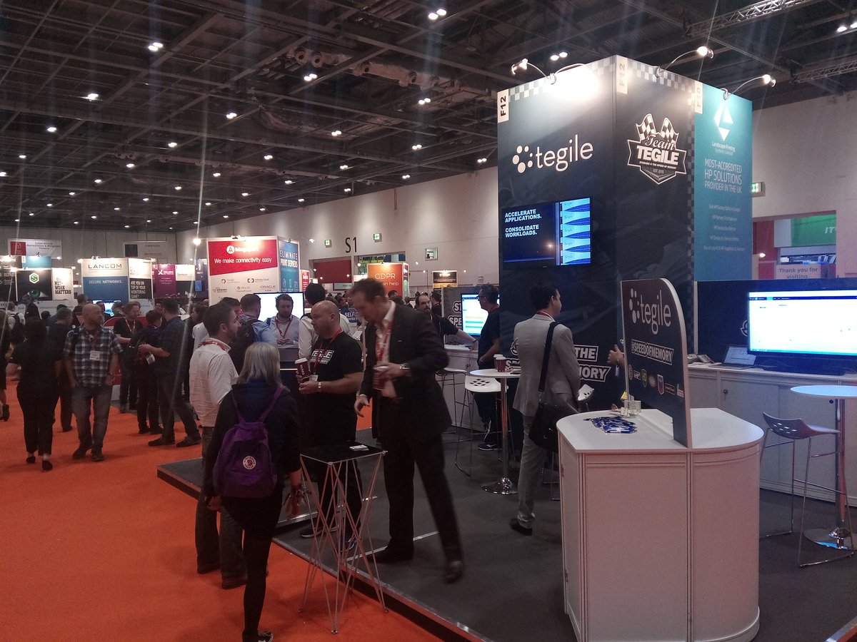 NareshChouhan's tweet photo. Phew! Busy morning for @Tegile on stand F12 at #IPExpo  Make sure to come and enter our prize draw before its too late! https://t.co/D2UZEjXmuu