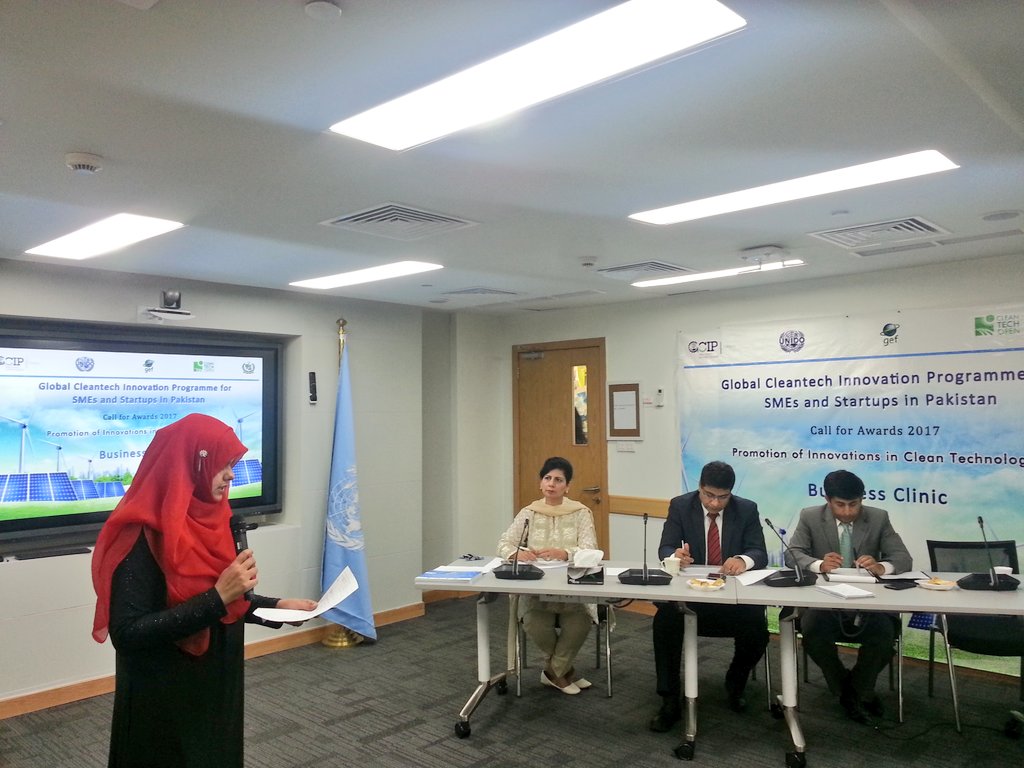 UNIDO_Pakistan's tweet photo. #ProjectUmeed innovative &amp; clean stoves geysers reducing carboon emissions with effective efficient energy solutions #poweringhouseholdwomen https://t.co/lMdnjRjZsi