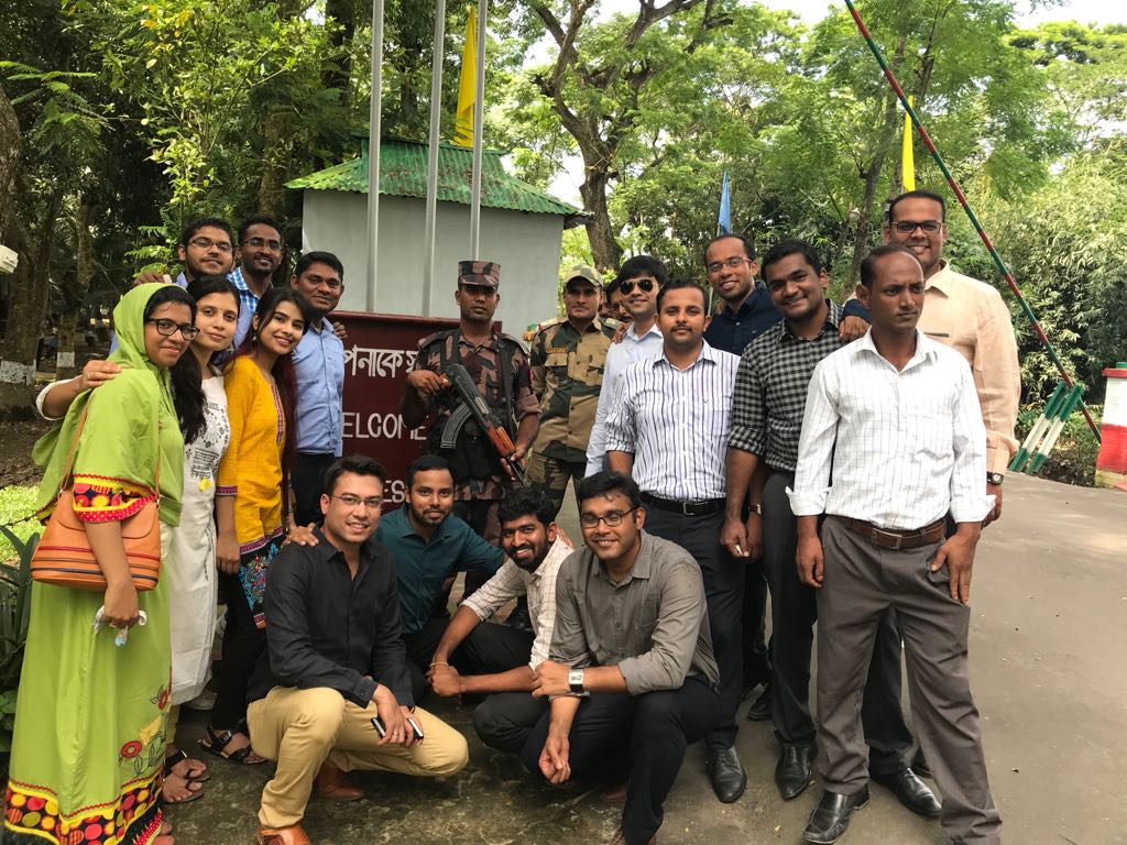 nacincbic's tweet photo. Probationers of 68th batch of #IRS  (C&amp;CE) undergoing training at Land Customs Station (LCS), #Agartala  #Tripura https://t.co/OsxoanNxs3