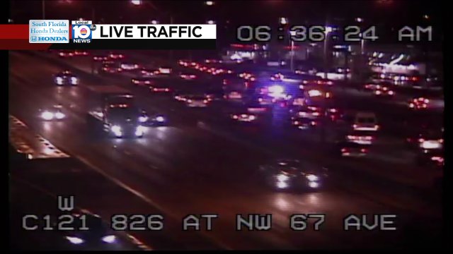 Crash on SR-826 WB at NW 67th Ave #traffic https://t.co/6zDTSiqggU