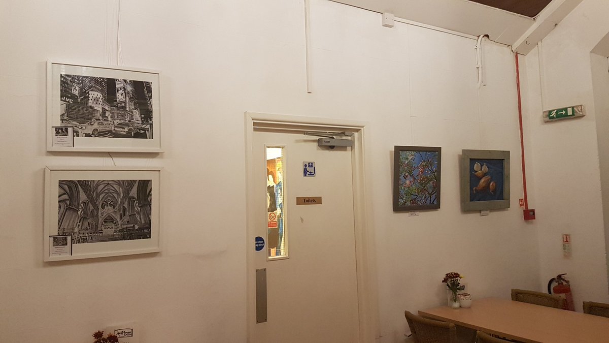 MelkshamRotary's tweet photo. The Art @MelkshamRotary Arthouse cafe in the Market Place has changed for October, come and see #localart #melksham https://t.co/xxet15cr8Y