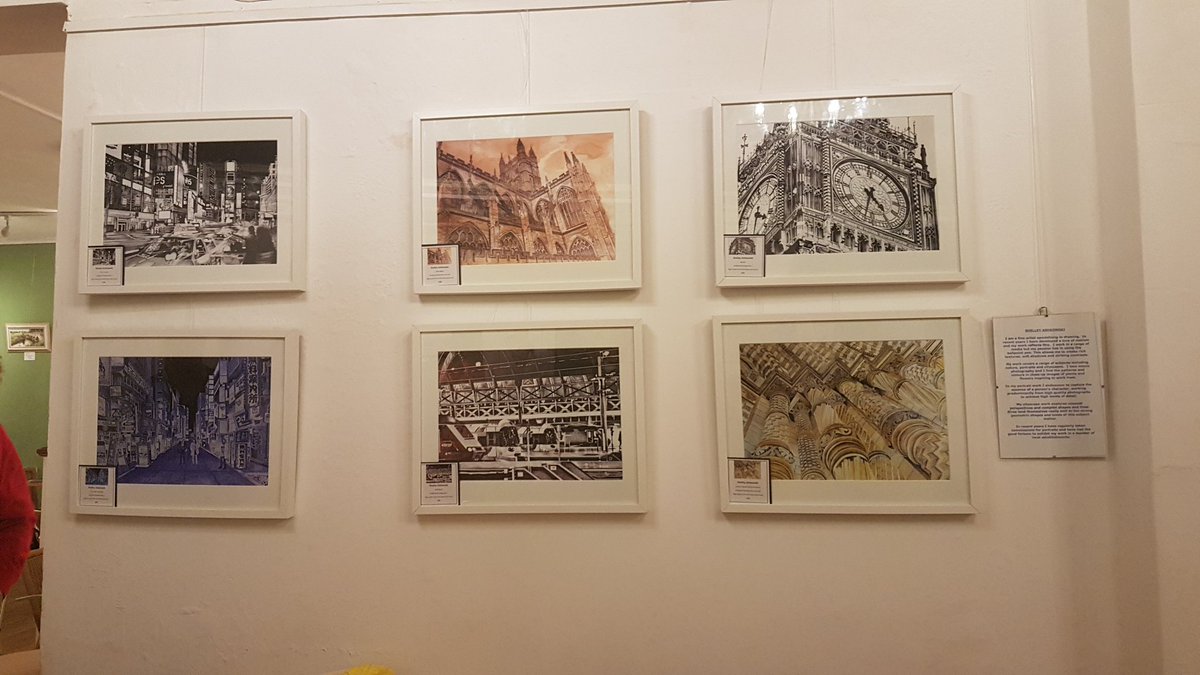 MelkshamRotary's tweet photo. The Art @MelkshamRotary Arthouse cafe in the Market Place has changed for October, come and see #localart #melksham https://t.co/xxet15cr8Y