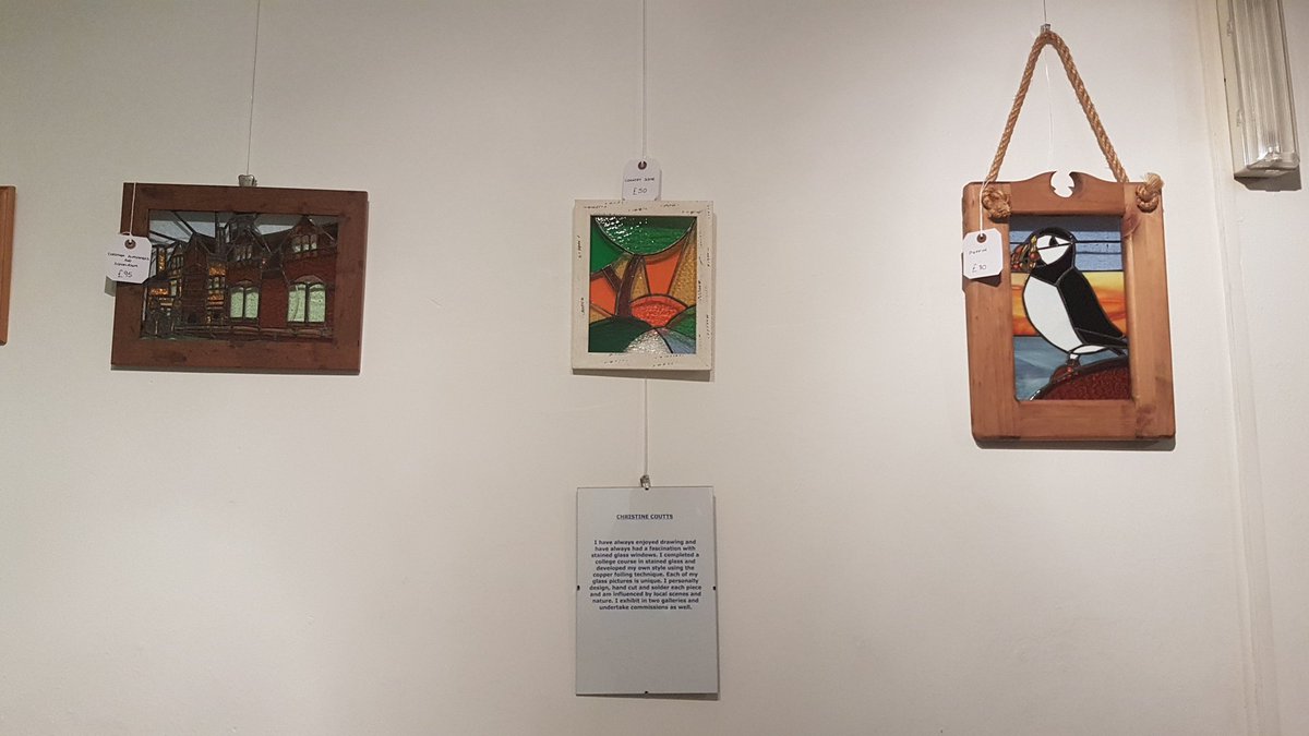 MelkshamRotary's tweet photo. The Art @MelkshamRotary Arthouse cafe in the Market Place has changed for October, come and see #localart #melksham https://t.co/xxet15cr8Y