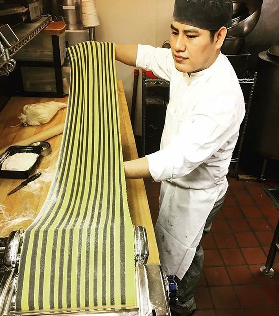 BenKP_Music's tweet photo. Ravioli Making in Progress... New on the Fall Menu #lepotager - - Photo Credit: @cafebouludny - . . . .... https://t.co/ulTlXMBN3P #employee https://t.co/qHVwne2kdd