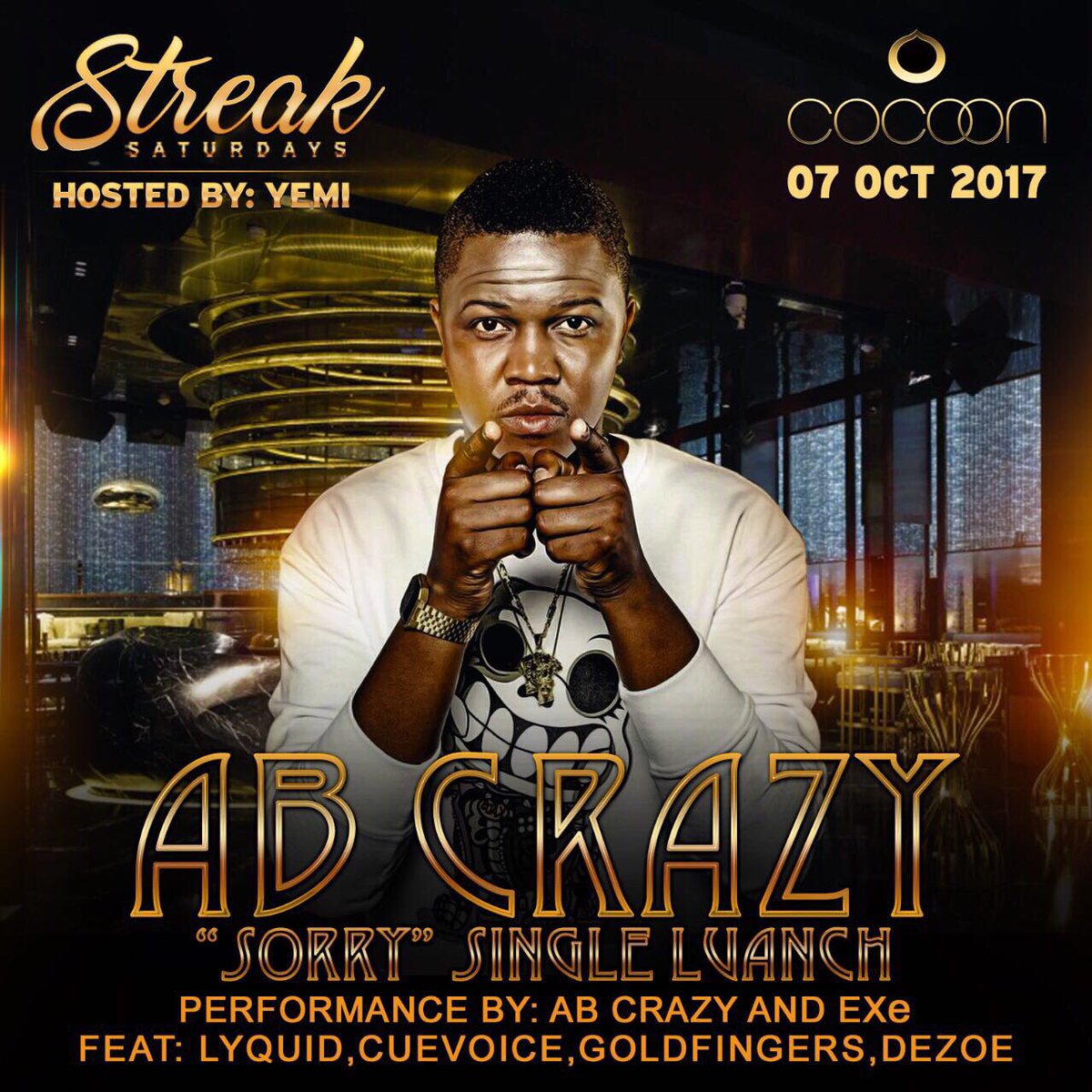 tumeloabcrazy's tweet photo. #sorrylaunch Cocoon Saturday Cc @Lyquid_DJ https://t.co/WoDTlaAJTx