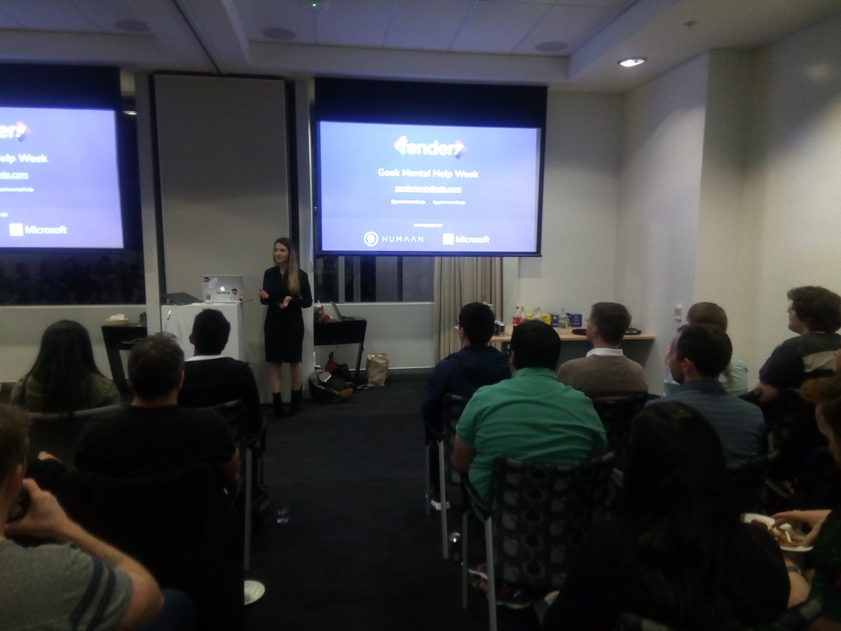 fendersperth's tweet image. Whoo! Let&apos;s get started at #geekmentalhelp presentation night