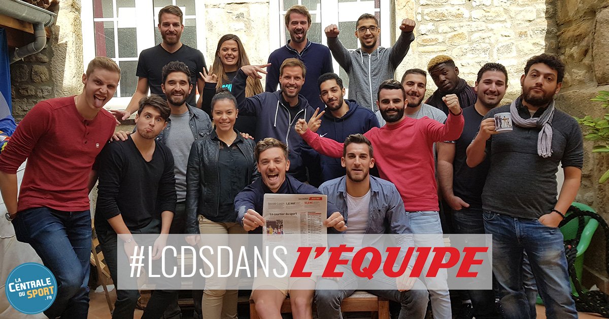 ActForSport's tweet photo. [BANG] La team #lcdsdanslequipe ce matin @lequipe 👌 https://t.co/5jIiypaeJ2