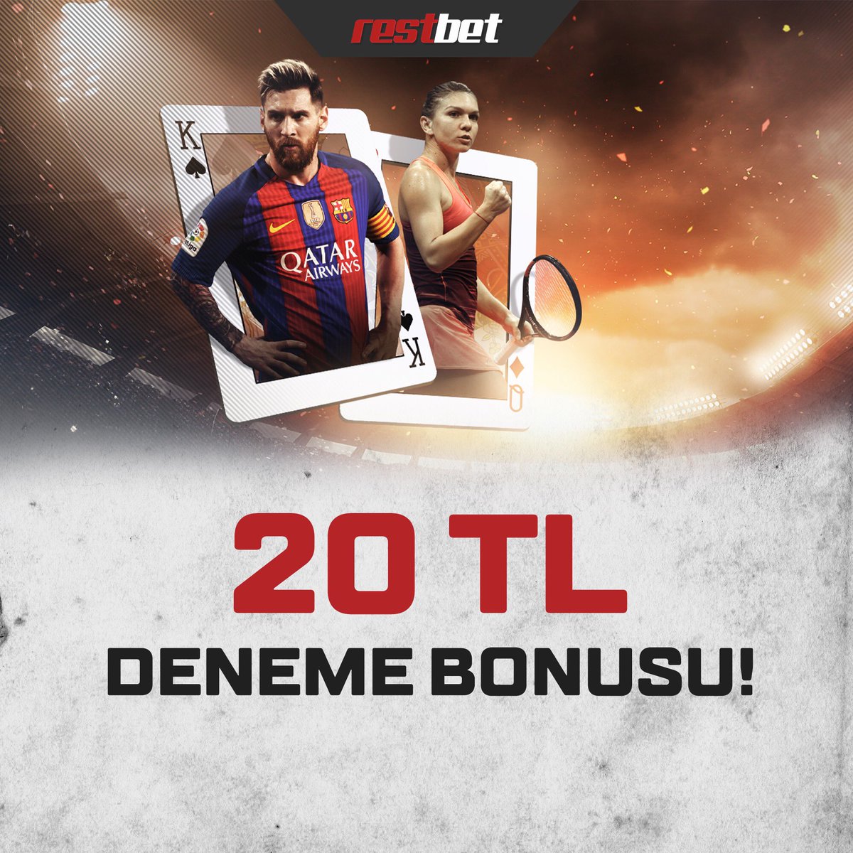 Parabonuscom's tweet photo. PATRON ÇILDIRDI! Siteniz #Restbet deneme bonusunu tam 20 TL yaptı. Üyeliği aç https://t.co/62IGAoXKlD bonusunla doya doya oyna! https://t.co/qT1rQzEpgE