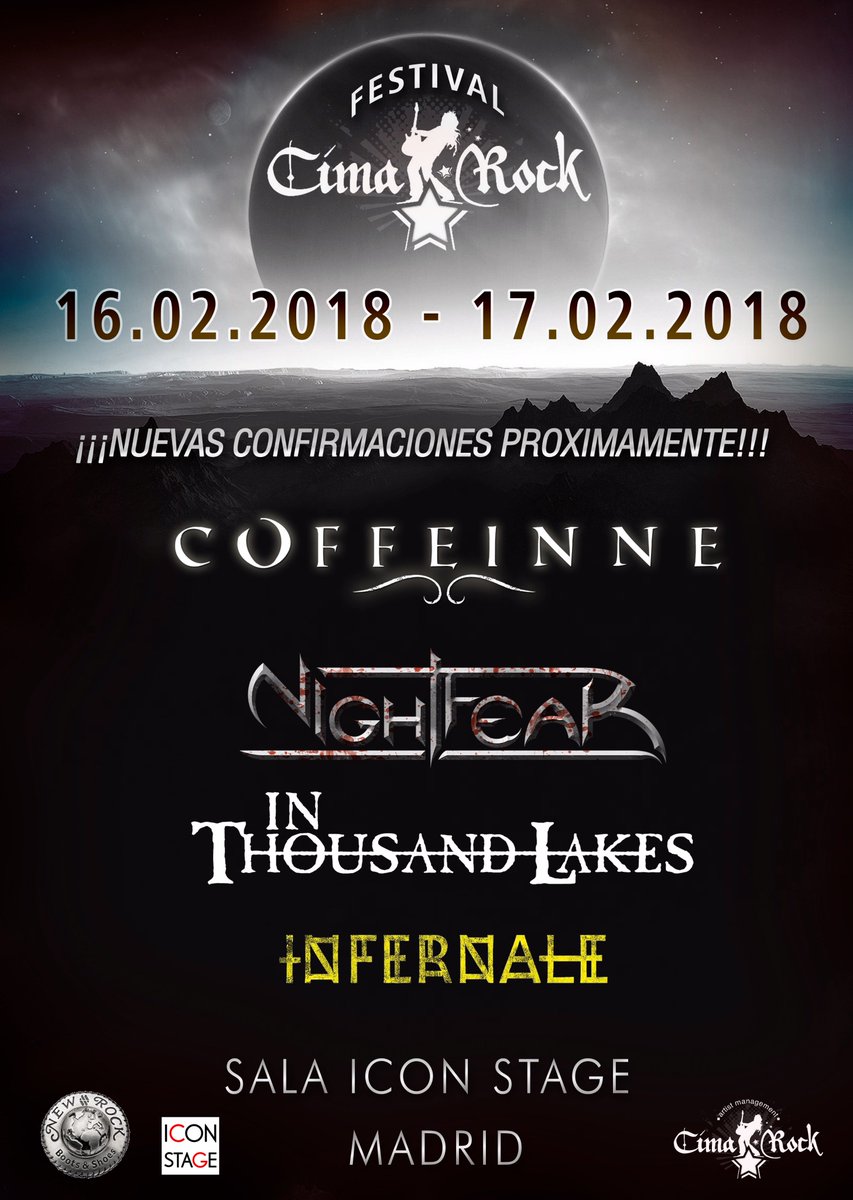 cimarockbooking's tweet photo. NEW ROCK patrocinador oficial del Festival Cima Rock.
Por otra parte la banda INFERNALE de Yecla (Murcia) se incorporan al cartel. https://t.co/o2GPwU5XtO