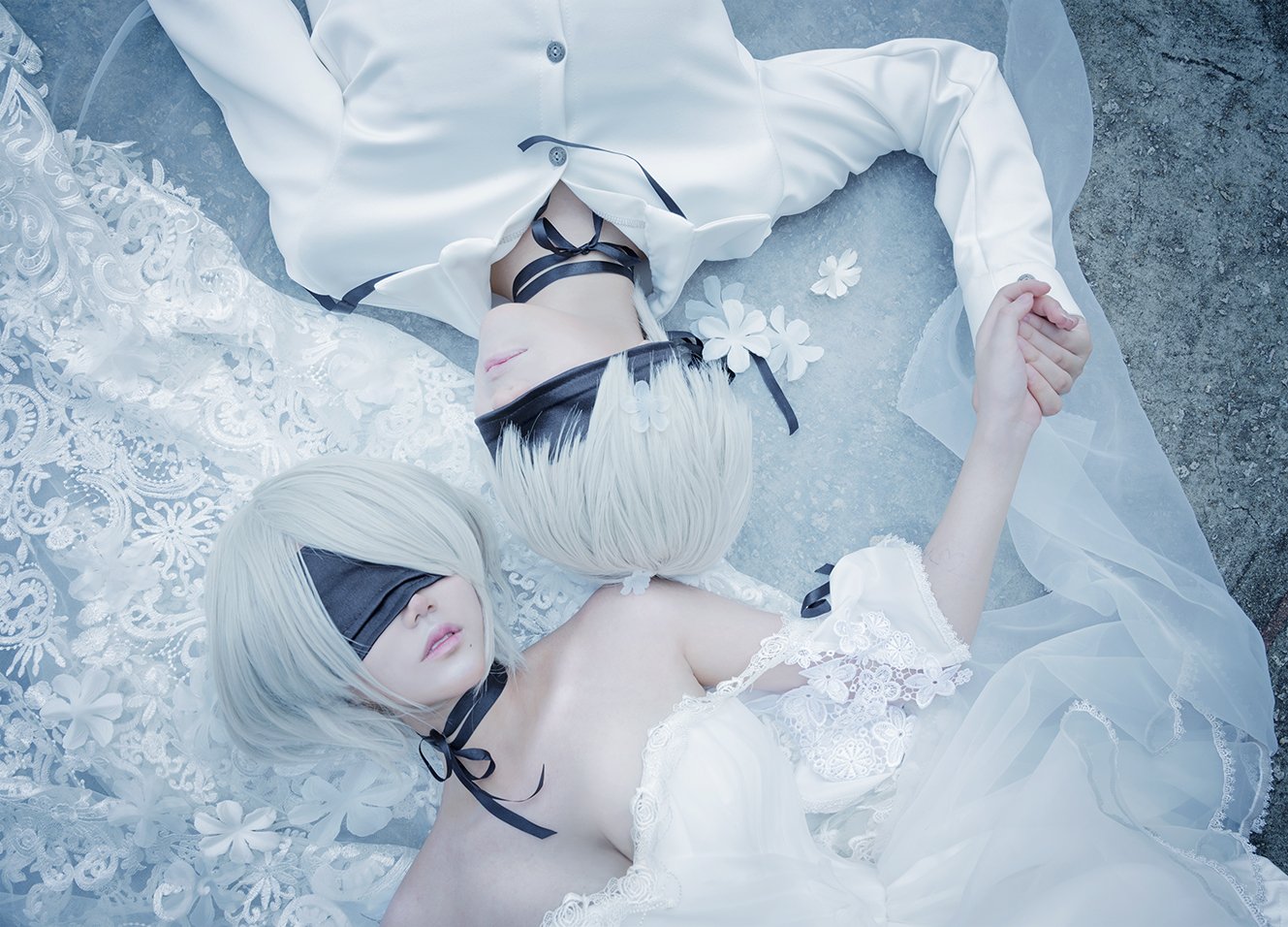 2b и 9s косплей